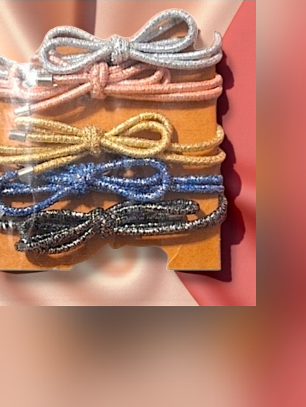 Marley Lilly Multi-Color Hair Tie Set & Twisted Hair Tiea - Picture 7 of 7